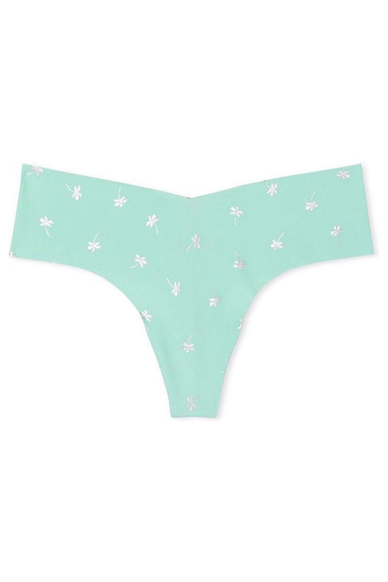 Victoria's Secret Sexy Illusions by Victorias Secret No Show Lanières Knickers Bleu | CQUH-58367