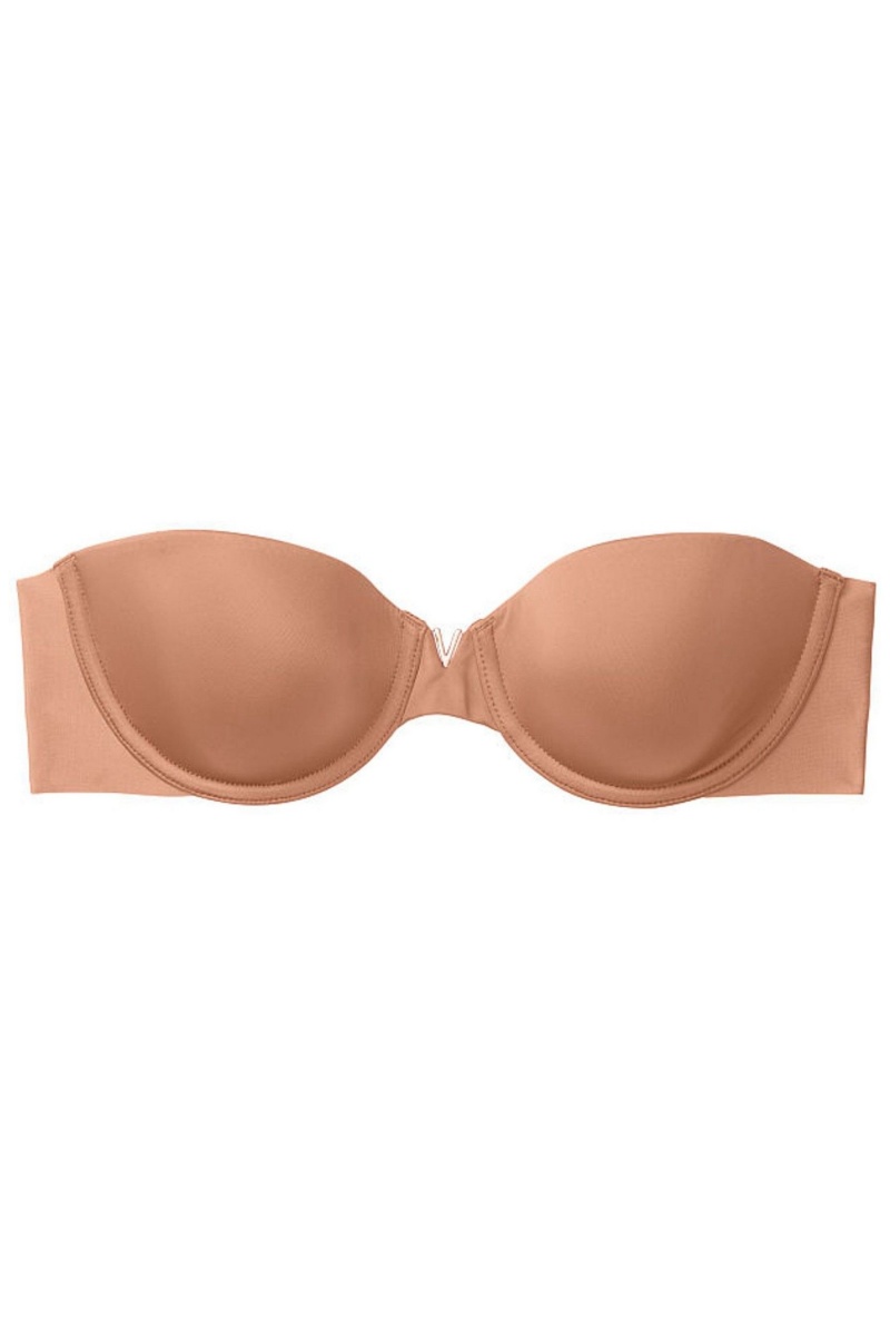 Victoria's Secret Sexy Illusions by Victorias Secret Smooth Lightly Doublée Multiway Strapless Bra Noir | WRQJ-41260