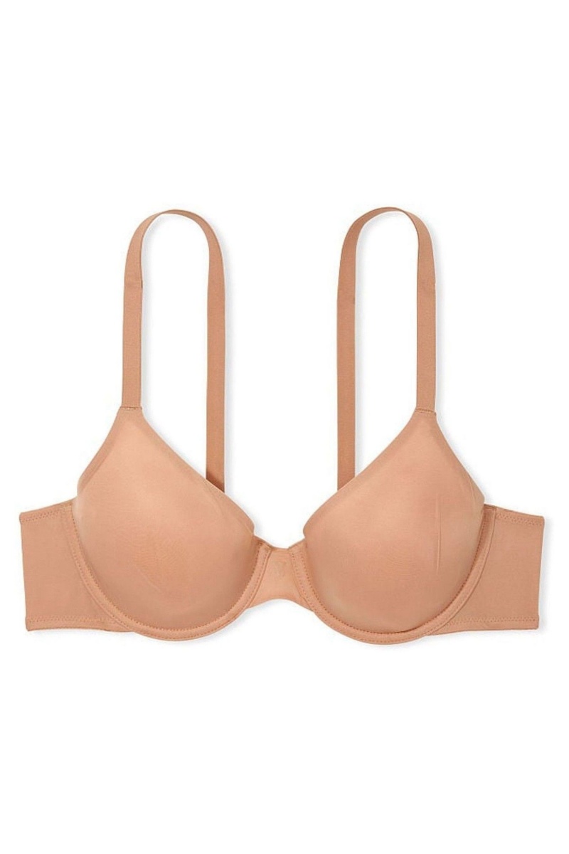 Victoria's Secret Sexy Illusions by Victorias Secret Angelight FullCoverage Smooth Bra Praline Nude | EYNR-91726