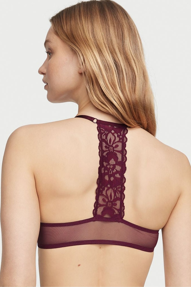 Victoria's Secret Sexy Tee Dentelle Front Fixation Lightly Doublée T-Shirt Bra Noir | MZOB-46309