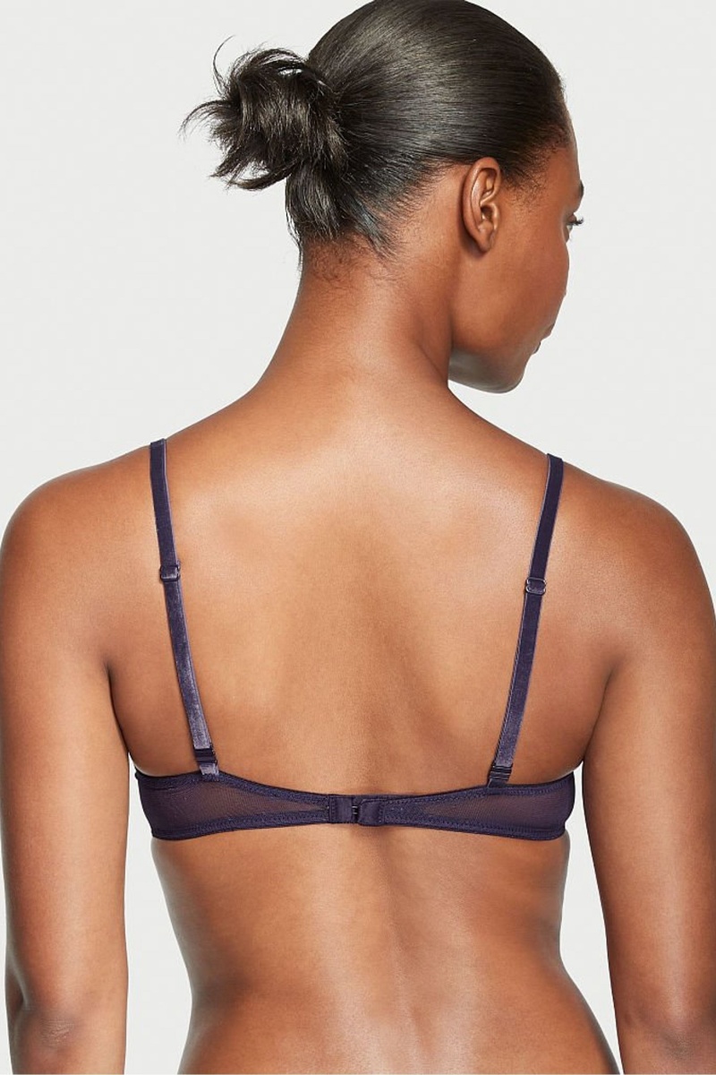 Victoria's Secret Sexy Tee Dentelle T-Shirt Push Up Bra Noir | XVHL-13527