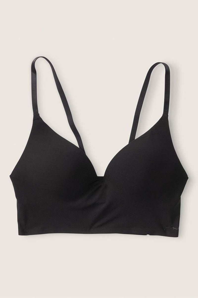 Victoria\'s Secret Smooth Non Wired Push Up Bralette Noir | AXKP-60412