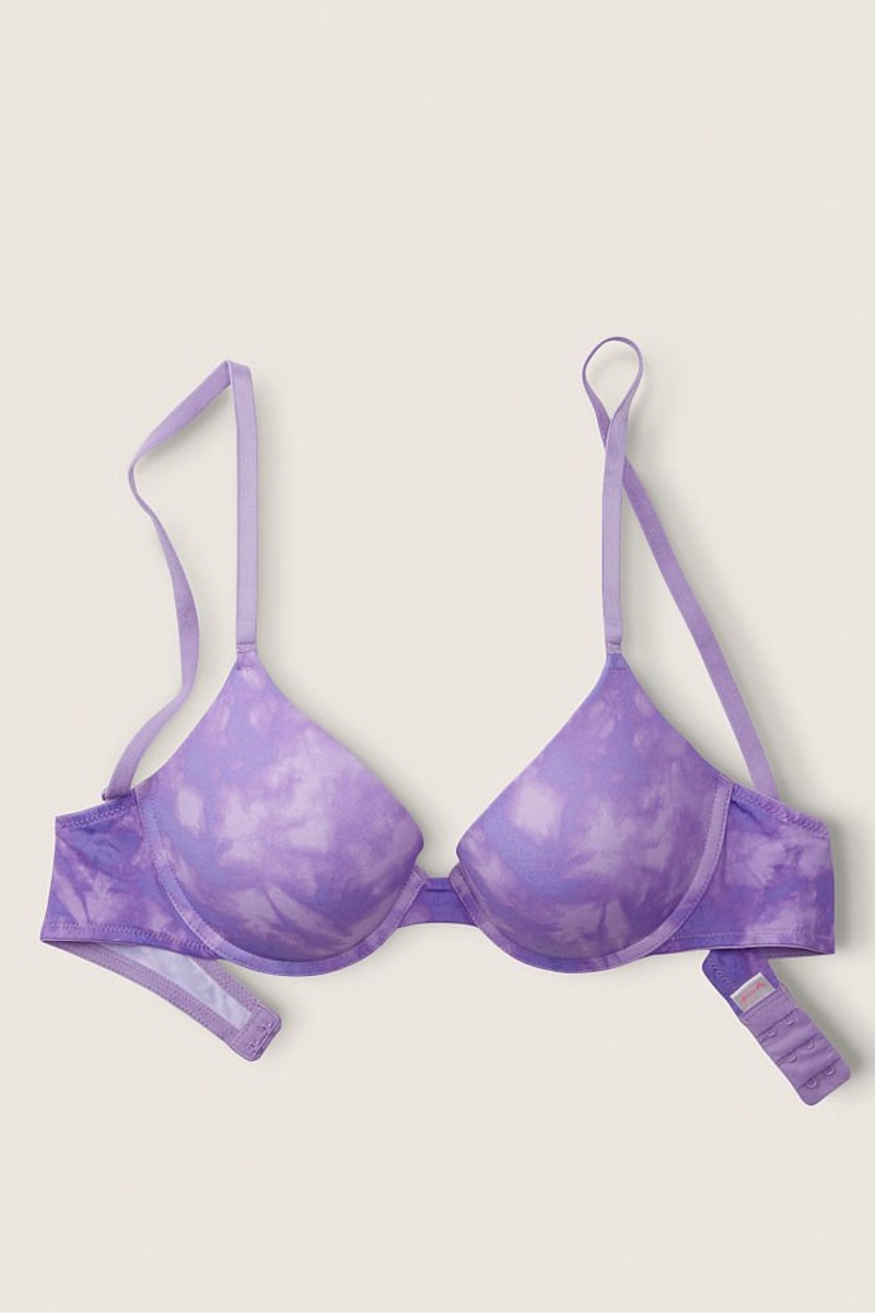 Victoria's Secret Smooth Push Up T-Shirt Bra Violette | NSYJ-27016