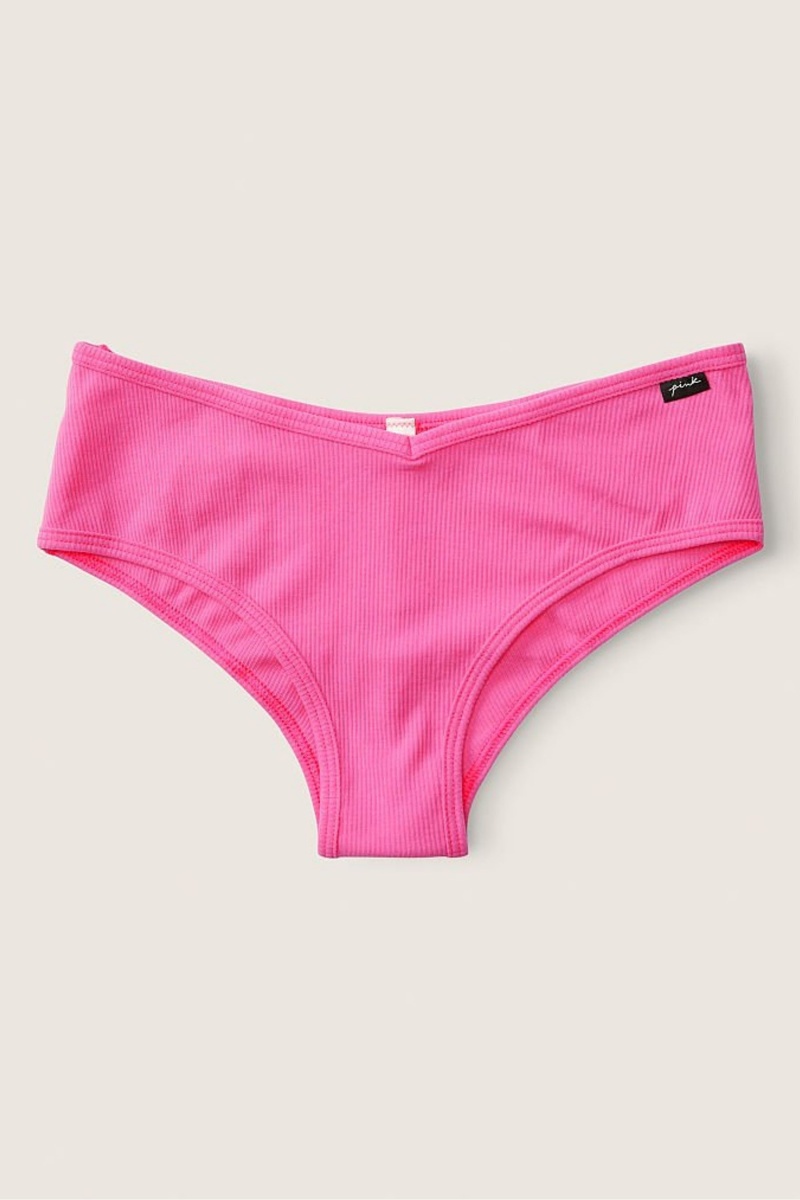 Victoria\'s Secret Stretch Coton Coton Cheeky Knickers Rose | FXQR-30275