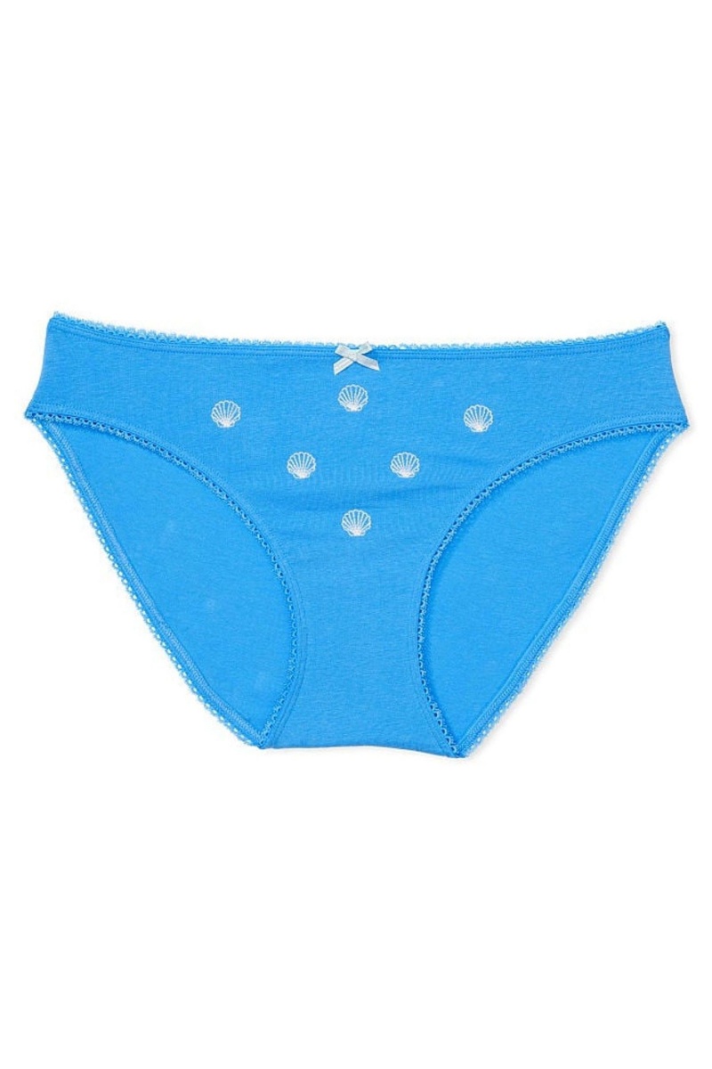 Victoria's Secret Stretch Coton Stretch Coton Knickers Bleu | DKBH-78260