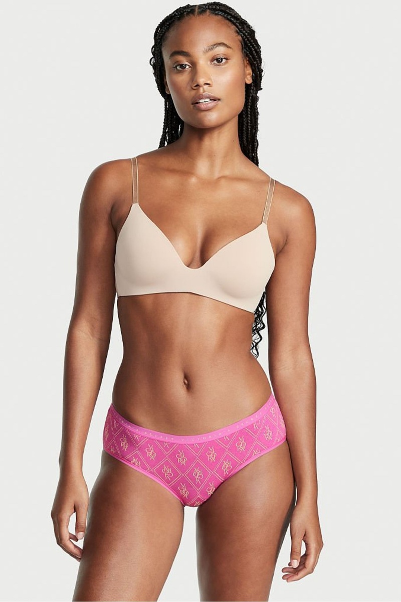 Victoria\'s Secret Stretch Coton Stretch Coton Hiphugger Panty Noir | OZGD-46231