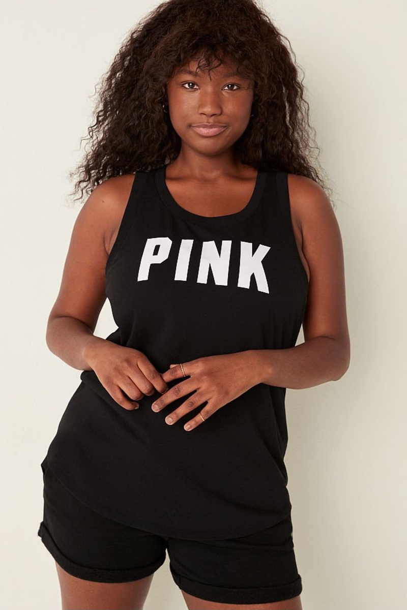 Victoria\'s Secret Tank Top Noir | QBFL-41307