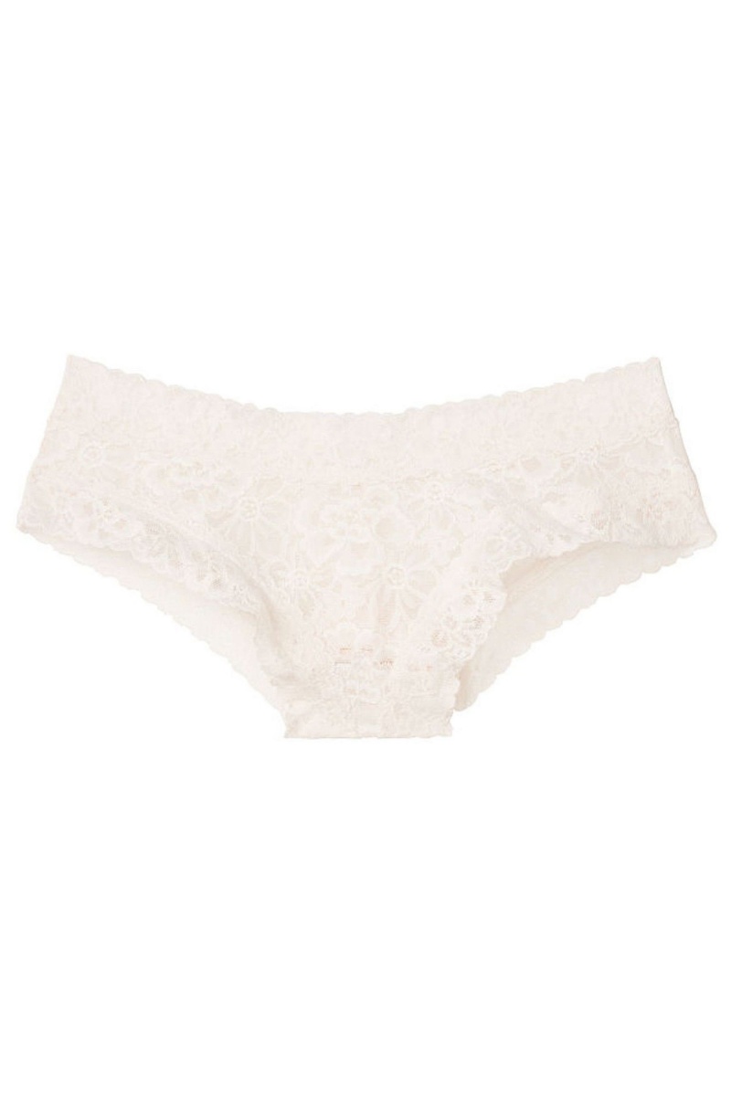 Victoria's Secret The Lacie Dentelle Cheeky Knickers Almost Nude | HOEN-81053