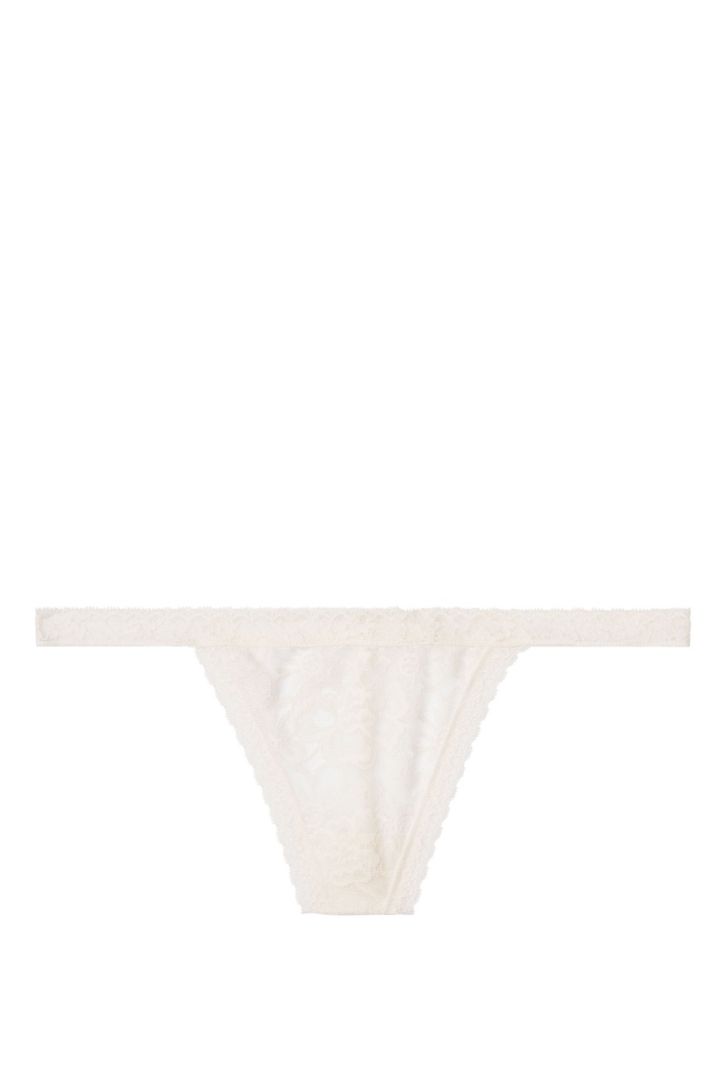 Victoria's Secret The Lacie Dentelle G String Knickers Almost Nude | HGOE-41529