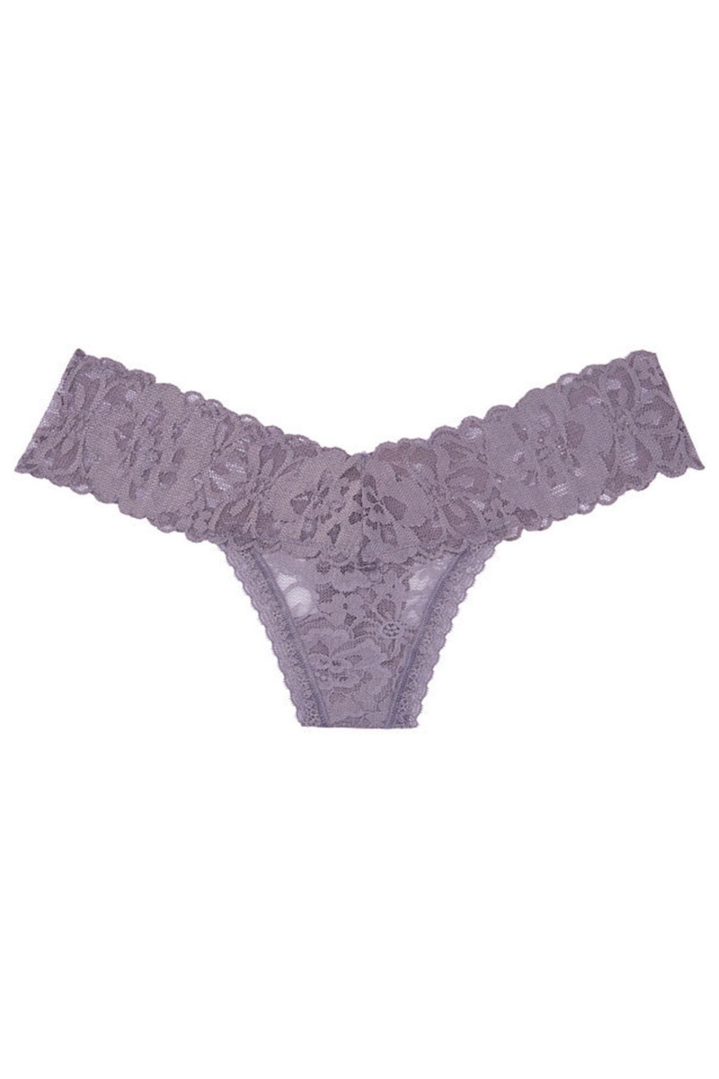 Victoria's Secret The Lacie Dentelle Lanières Knickers Bleu | IQVP-48503