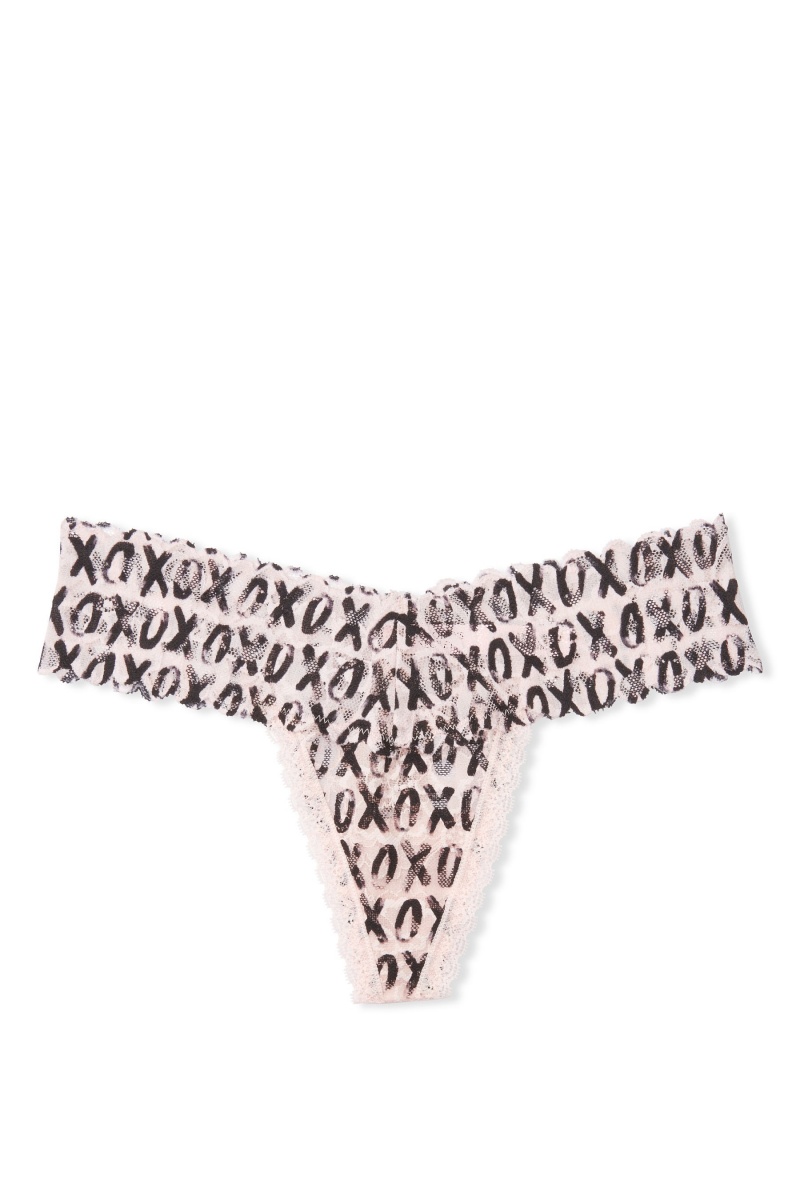 Victoria's Secret The Lacie Dentelle Lanières Knickers Bleu | OCRE-16920