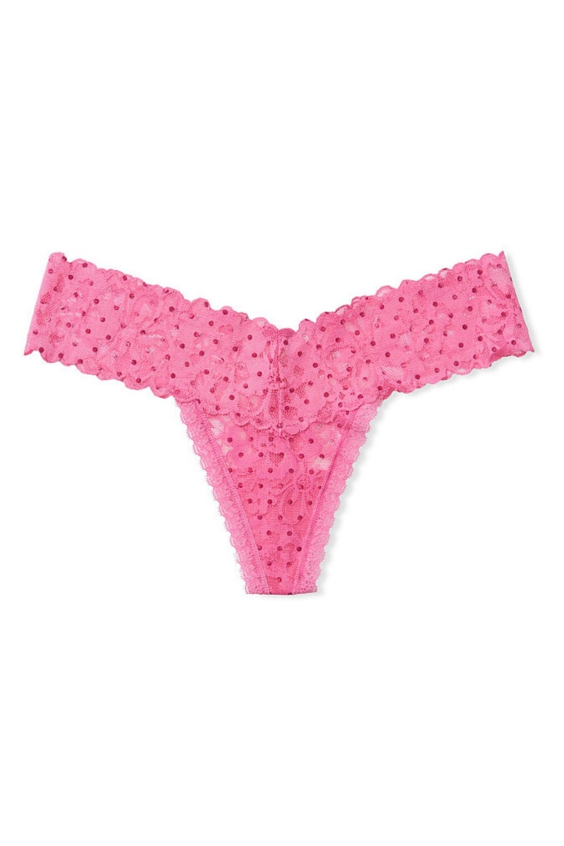 Victoria's Secret The Lacie Dentelle Lanières Knickers Bleu | CJNM-32590