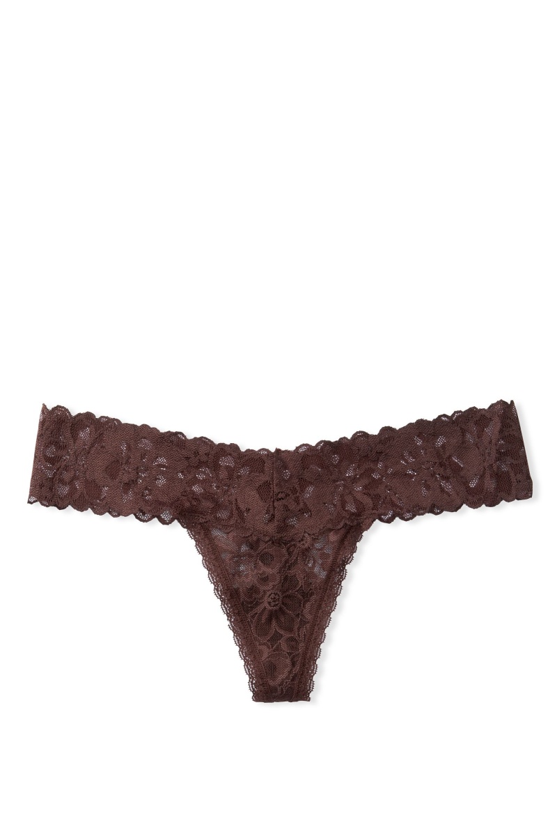 Victoria's Secret The Lacie Dentelle Lanières Knickers Bleu | XVHK-68579