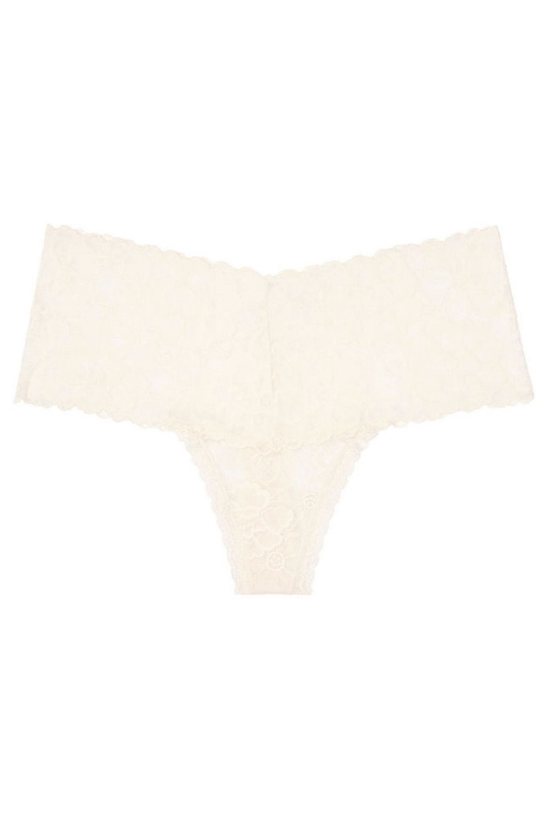 Victoria's Secret The Lacie Dentelle Larges Band Lanières Panty Rose | MIJX-10639