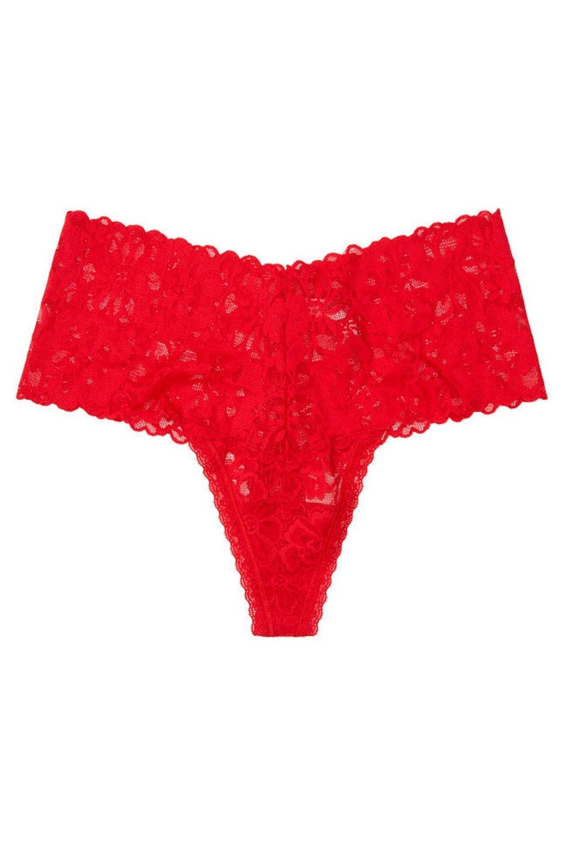 Victoria's Secret The Lacie Dentelle Larges Band Lanières Panty Rose | ITSG-06421