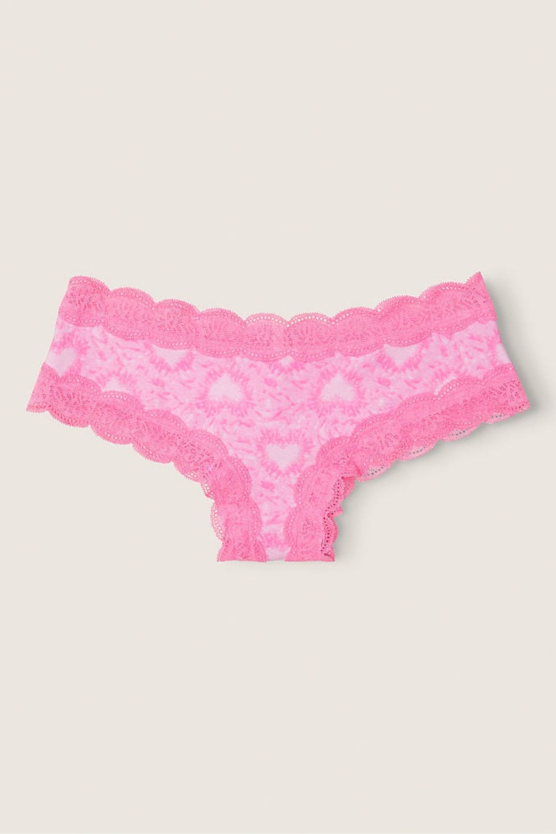 Victoria\'s Secret The Lacie Dentelle Trim Cheeky Knickers Noir | OYXV-32548