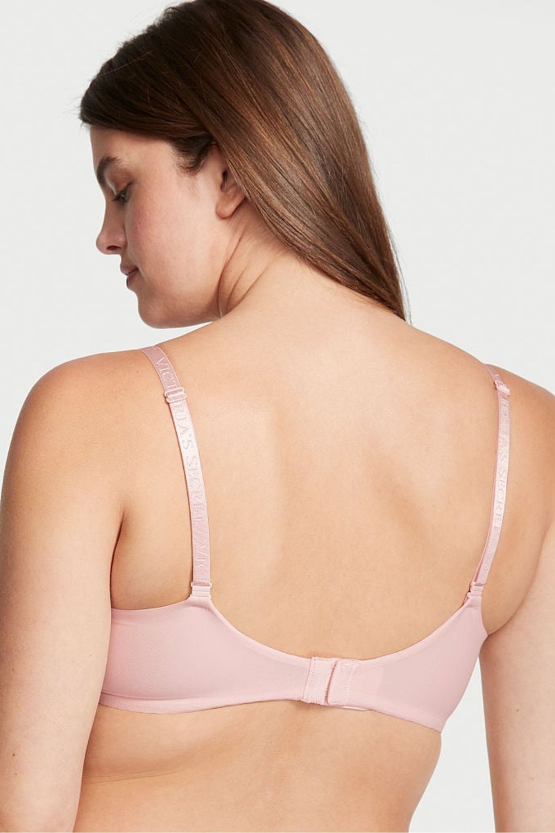 Victoria's Secret The T-Shirt Bombshell Front Fixation Push Up Bra Rose | IHVZ-37948