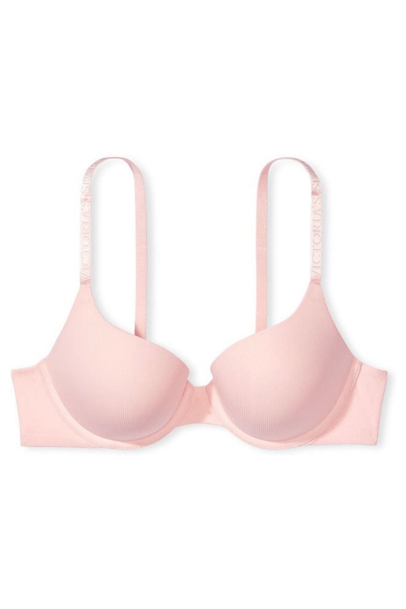 Victoria's Secret The T-Shirt Full Cup Push Up Smooth Bra Rose | RVUH-79420