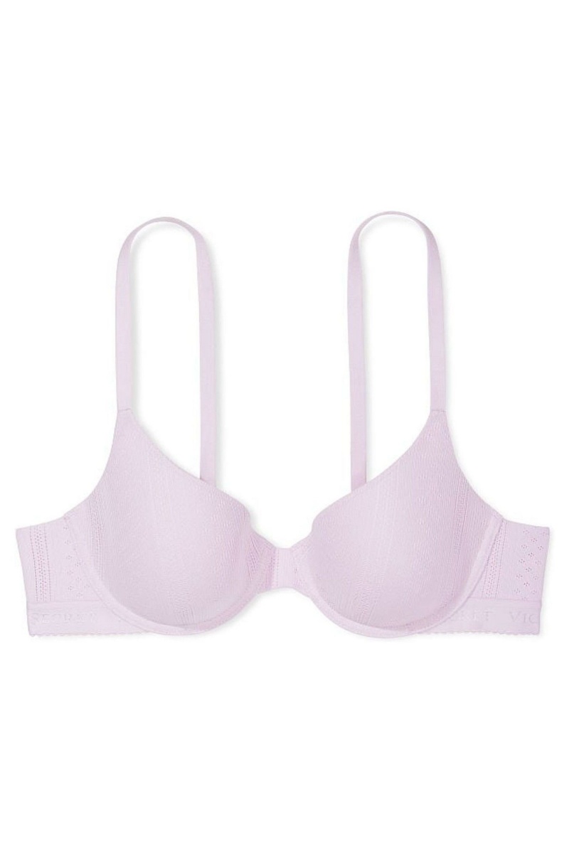 Victoria's Secret The T-Shirt Lightly Doublée Demi Bra Violette | QEAV-67398