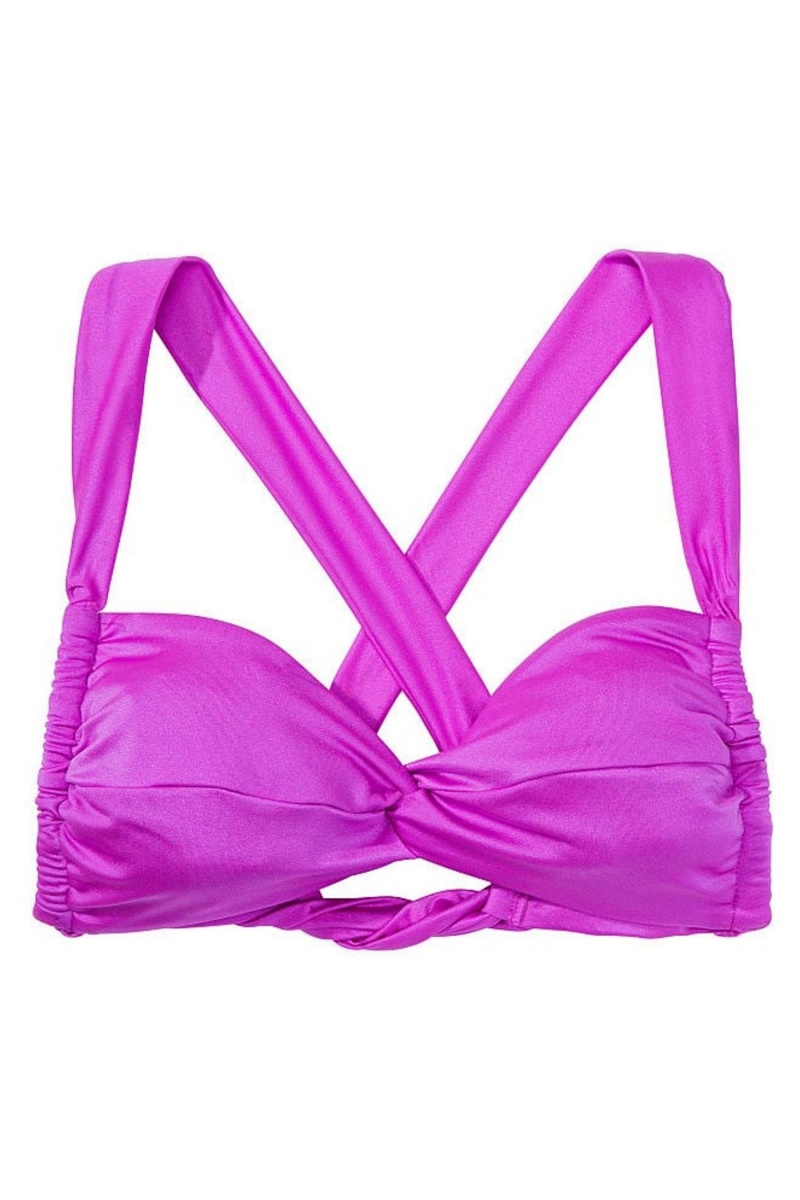 Victoria's Secret Twist Multiway Halterneck Bikini Top Violette | QBZD-48397