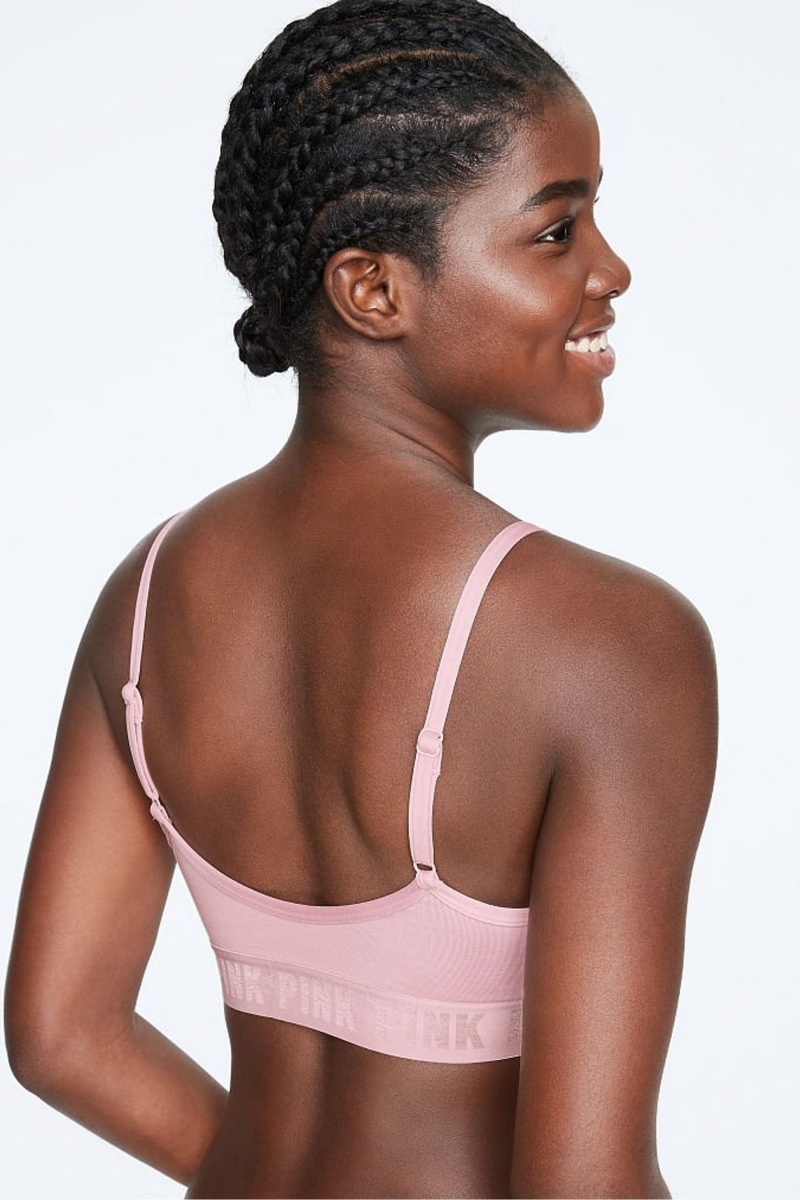 Victoria's Secret Ultimate Scoop Lightly Doublée Sports Bra Rose | LFBC-64973