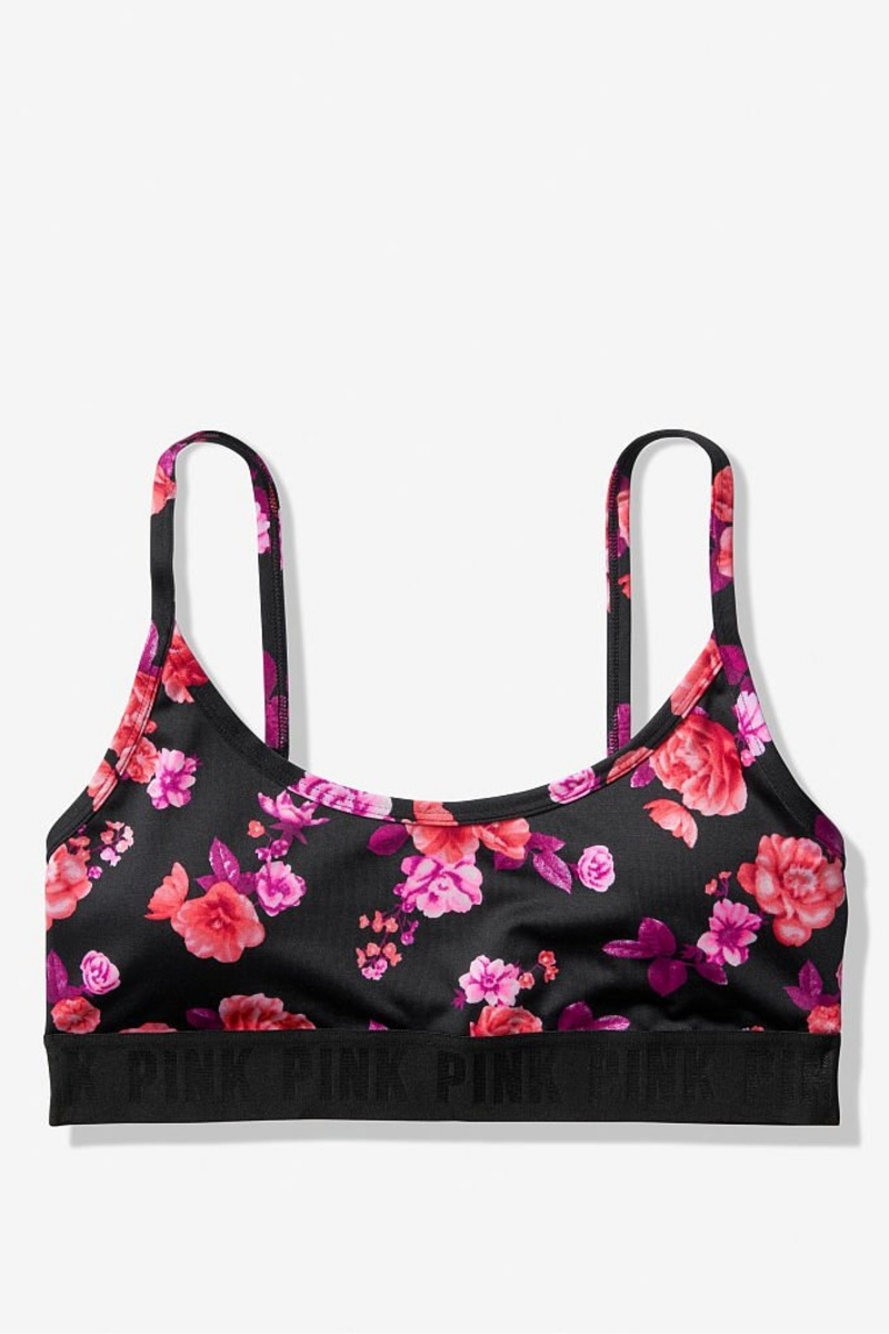 Victoria's Secret Ultimate Scoop Lightly Doublée Sports Bra Rose | QXEV-58210