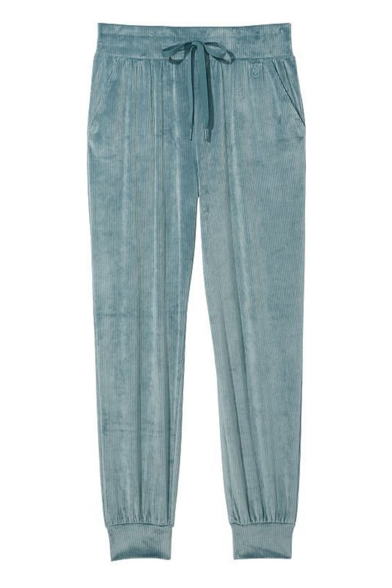 Victoria's Secret Velour Lounge Jogger Vert | BXJT-90158