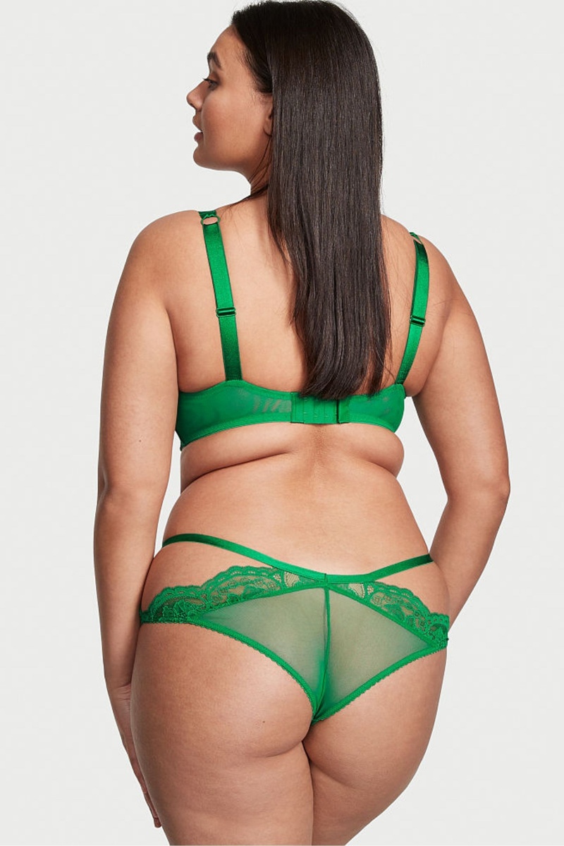 Victoria's Secret Very Sexy Dentelle Cheeky Knickers Vert | FHRO-90517