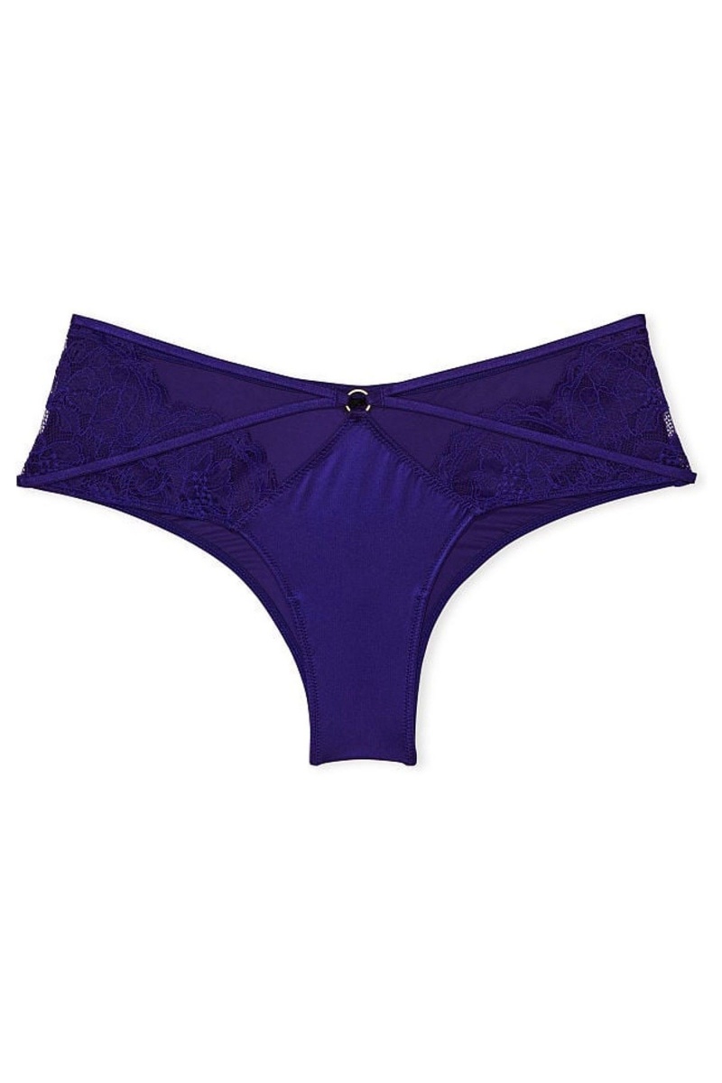 Victoria's Secret Very Sexy Dentelle Cheeky Knickers Bleu | RNPK-74238