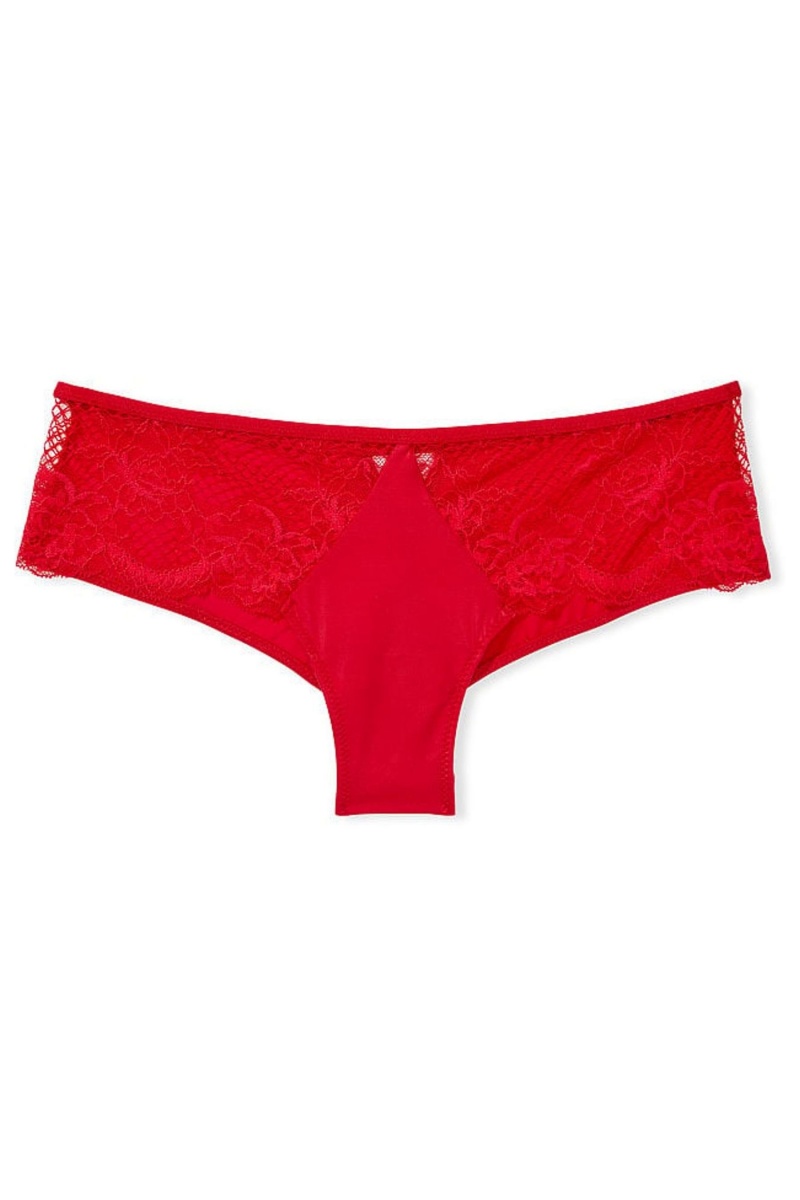 Victoria's Secret Very Sexy Dentelle Cheeky Knickers Rouge | VYON-34026