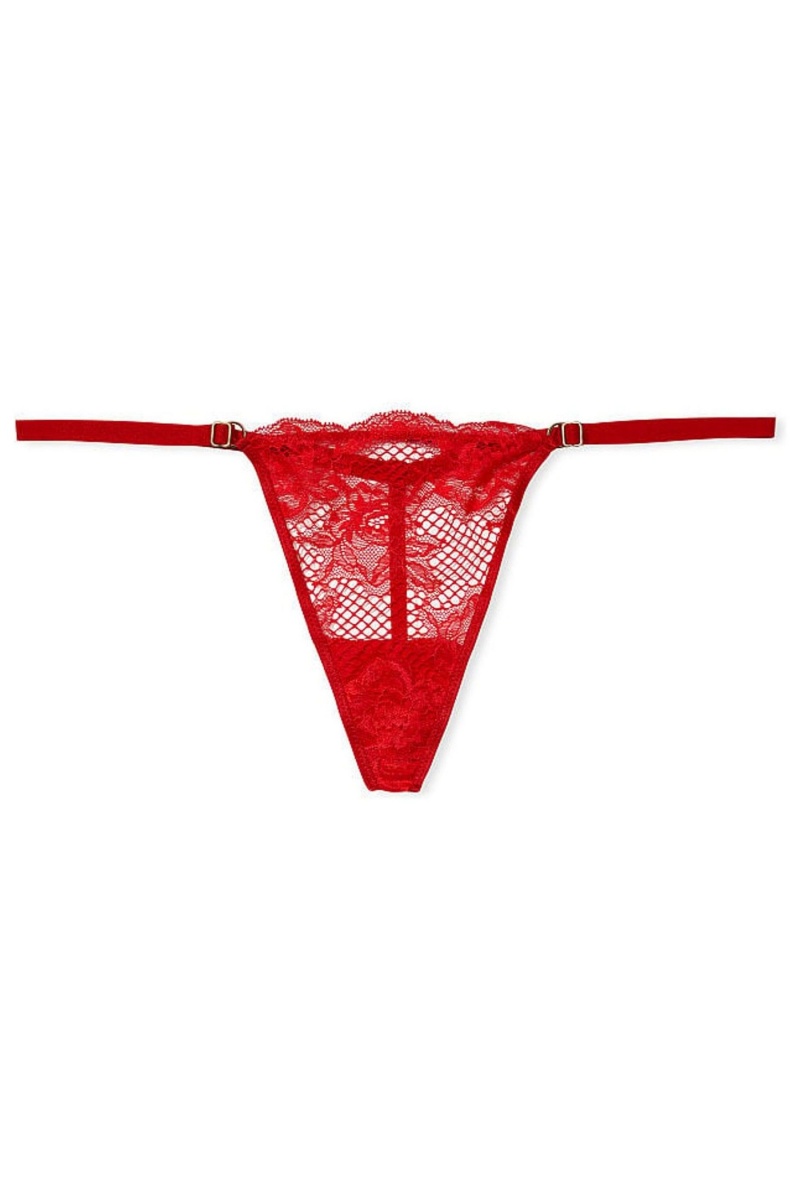 Victoria's Secret Very Sexy Dentelle Lanières Knickers Rouge | OLDI-90612