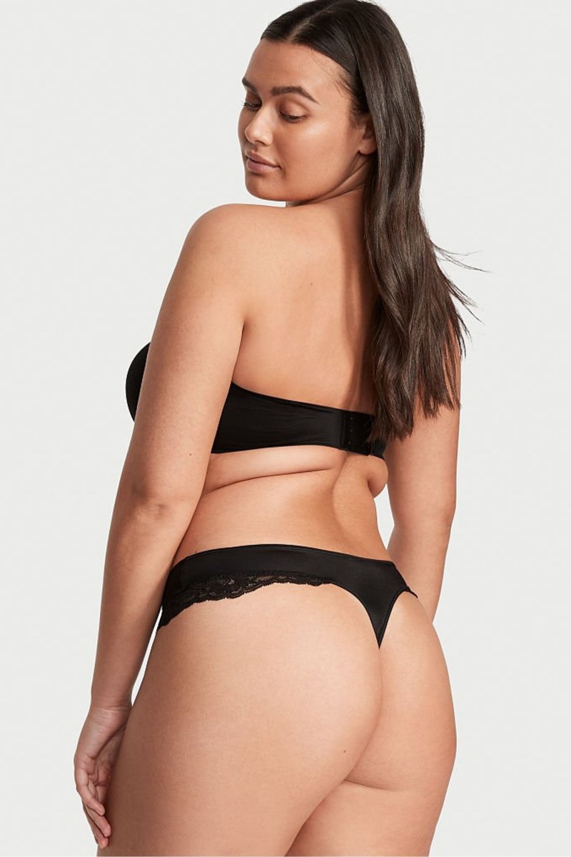 Victoria's Secret Very Sexy Dentelle Lanières Knickers Noir | WXLZ-94863