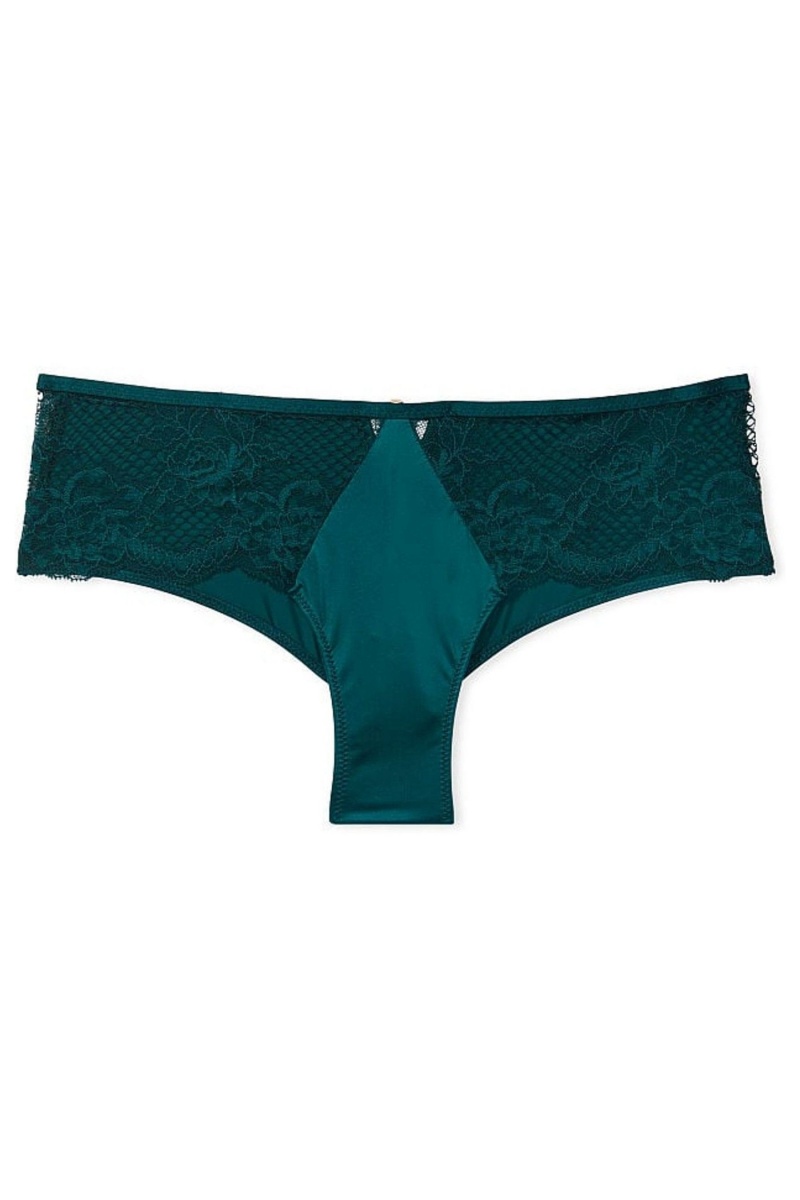 Victoria's Secret Very Sexy Dentelle Lanières Knickers Noir Vert | JFDG-75129