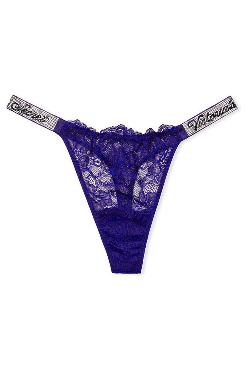 Victoria's Secret Very Sexy Dentelle Shine Brides Lanières Knickers Noir | CGWN-48351