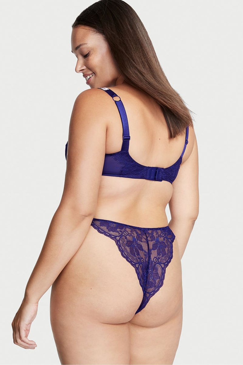 Victoria's Secret Very Sexy Dentelle Shine Brides Lanières Knickers Noir | VHRP-19847