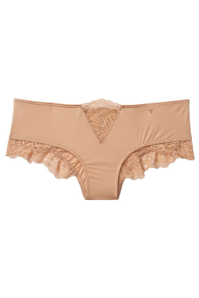 Victoria's Secret Very Sexy Dentelle Trim Lanières Knickers Sweet Praline Nude | UDNK-39521