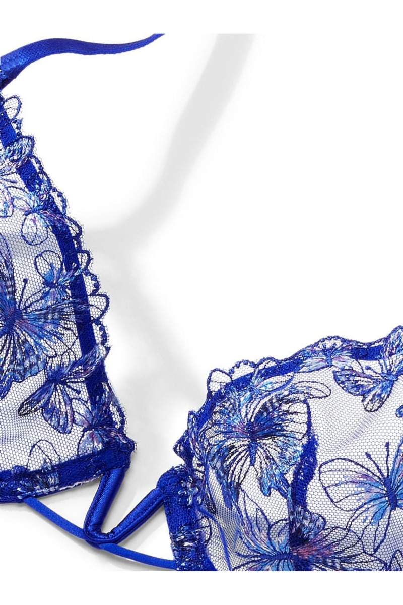 Victoria's Secret Very Sexy Embroidered Bra Bleu | FSNQ-36459