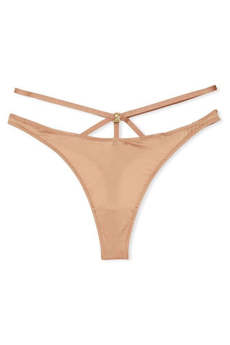 Victoria's Secret Very Sexy Lanières Lanières Knickers Sweet Praline Nude | PFYO-64103