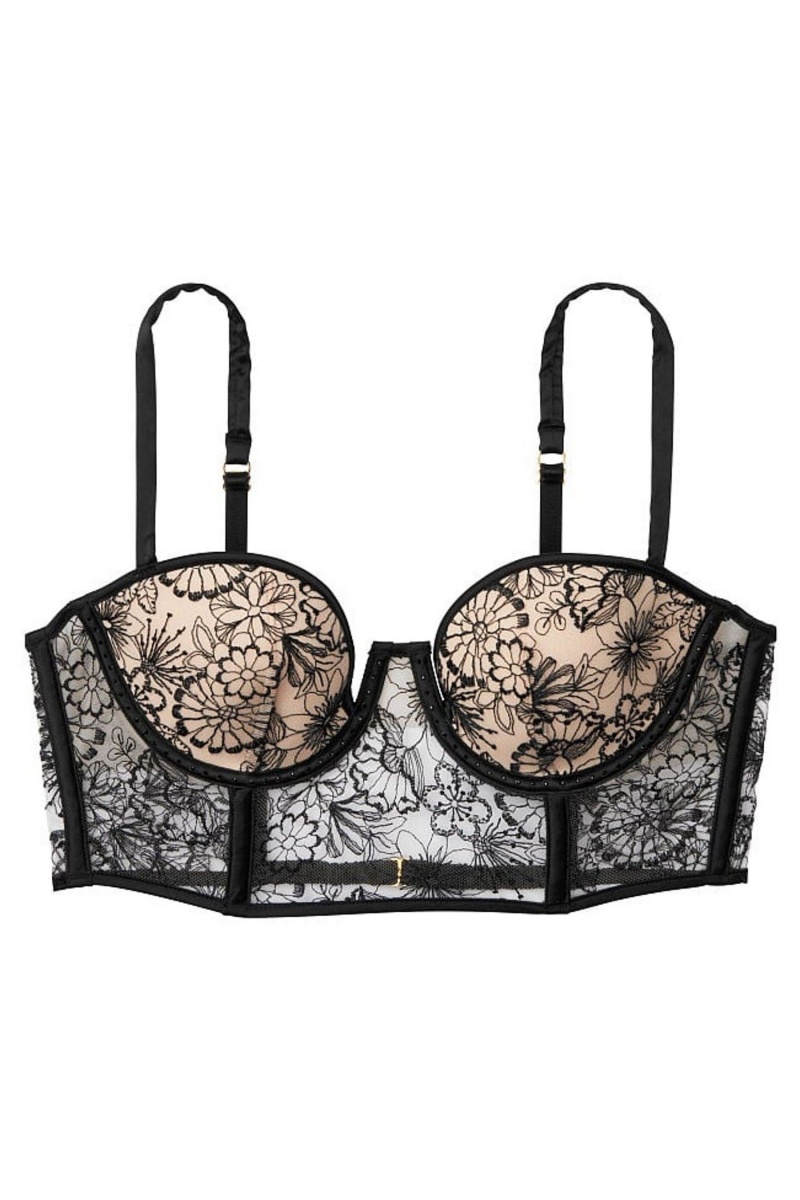 Victoria's Secret Very Sexy Modern Lingerie Balconette Noir | TKPE-78905