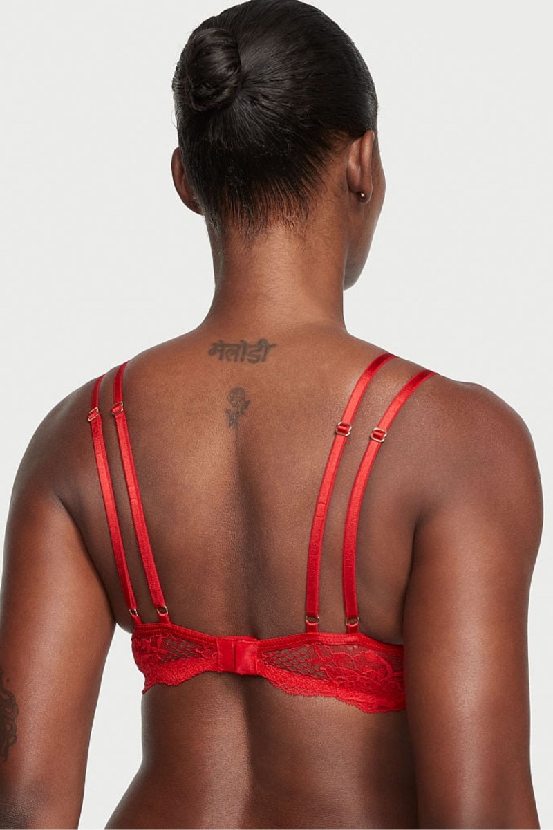 Victoria's Secret Very Sexy Open Cup Unlined Demi Bra Rouge | BWVU-18329