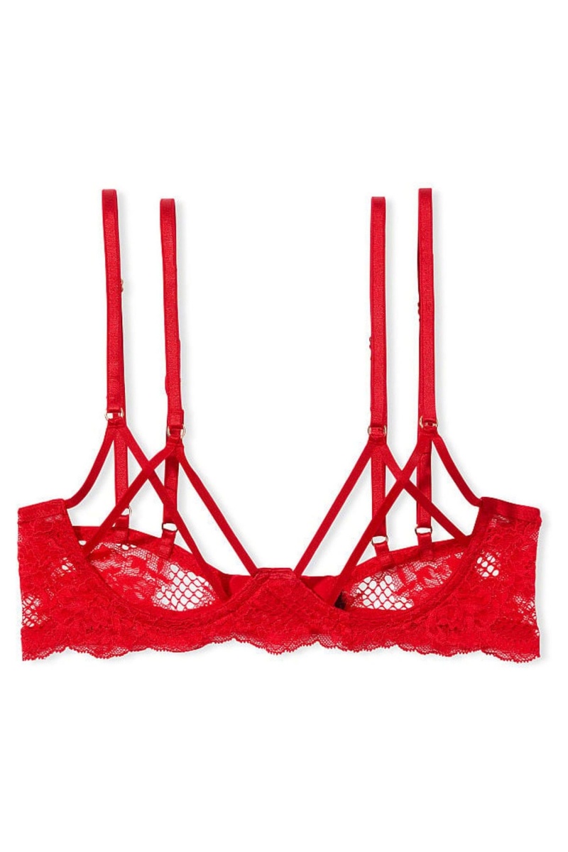 Victoria's Secret Very Sexy Open Cup Unlined Demi Bra Rouge | BWVU-18329