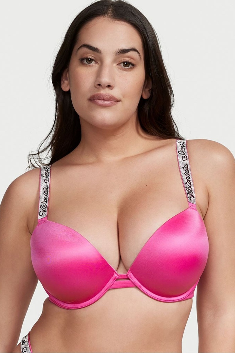 Victoria\'s Secret Very Sexy Shine Brides Push Up Bra Noir | UQND-57182