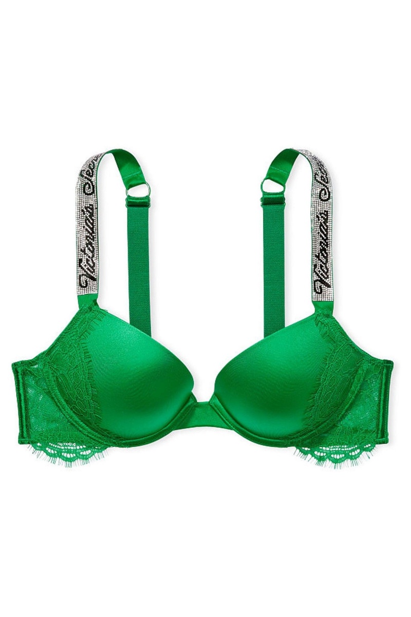 Victoria's Secret Very Sexy Shine Brides Push Up Bra Vert | MHQX-25174