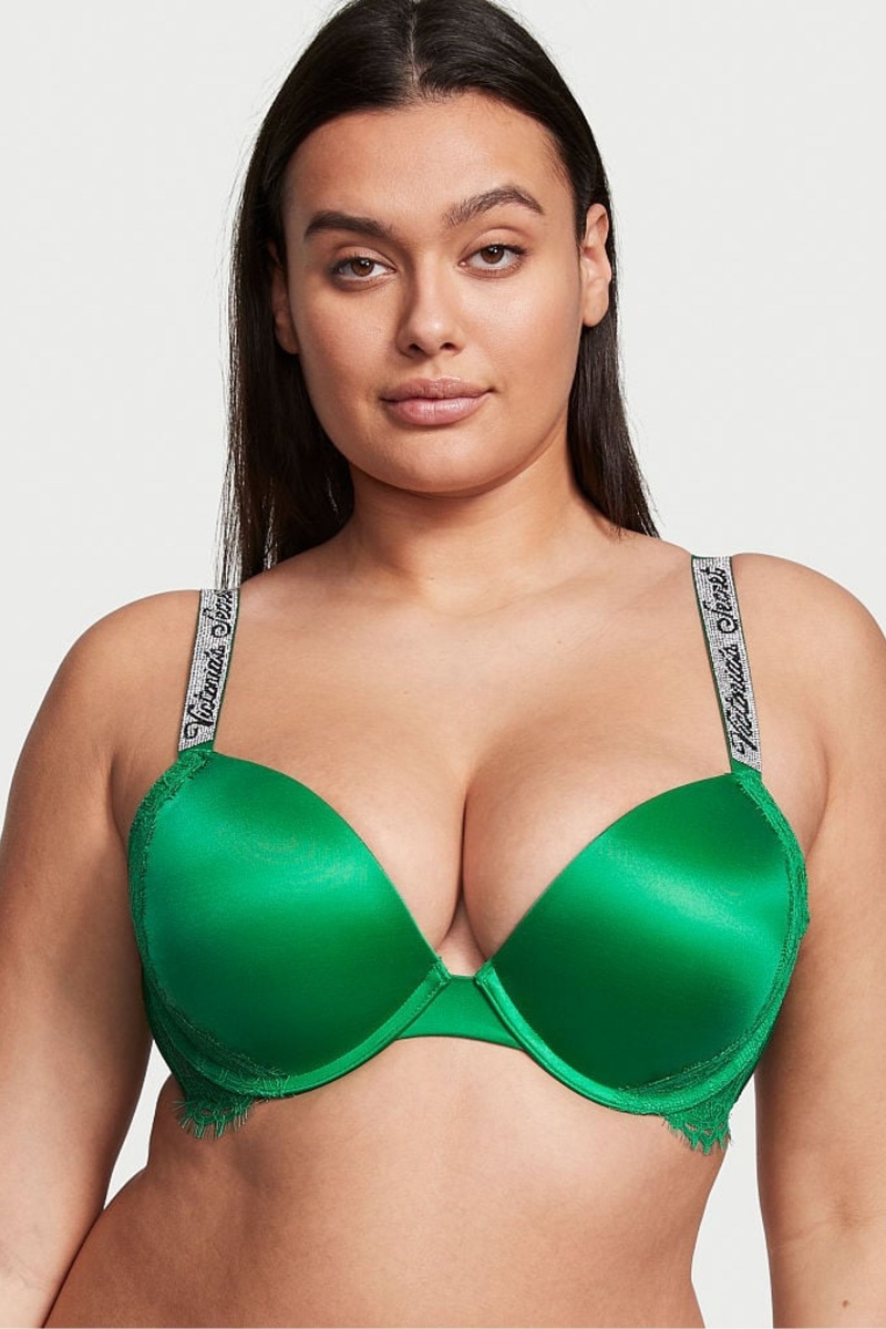 Victoria\'s Secret Very Sexy Shine Brides Push Up Bra Vert | MHQX-25174