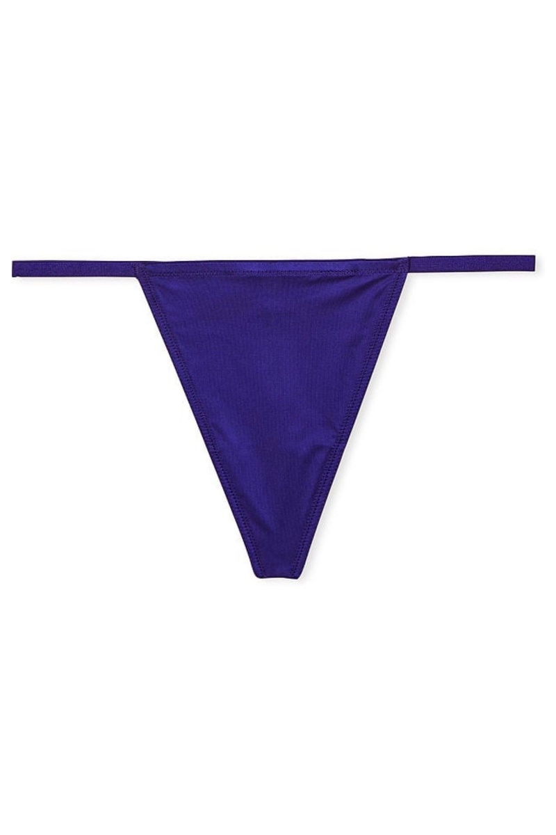 Victoria's Secret Very Sexy Smooth G String Knickers Bleu | EQUZ-13782