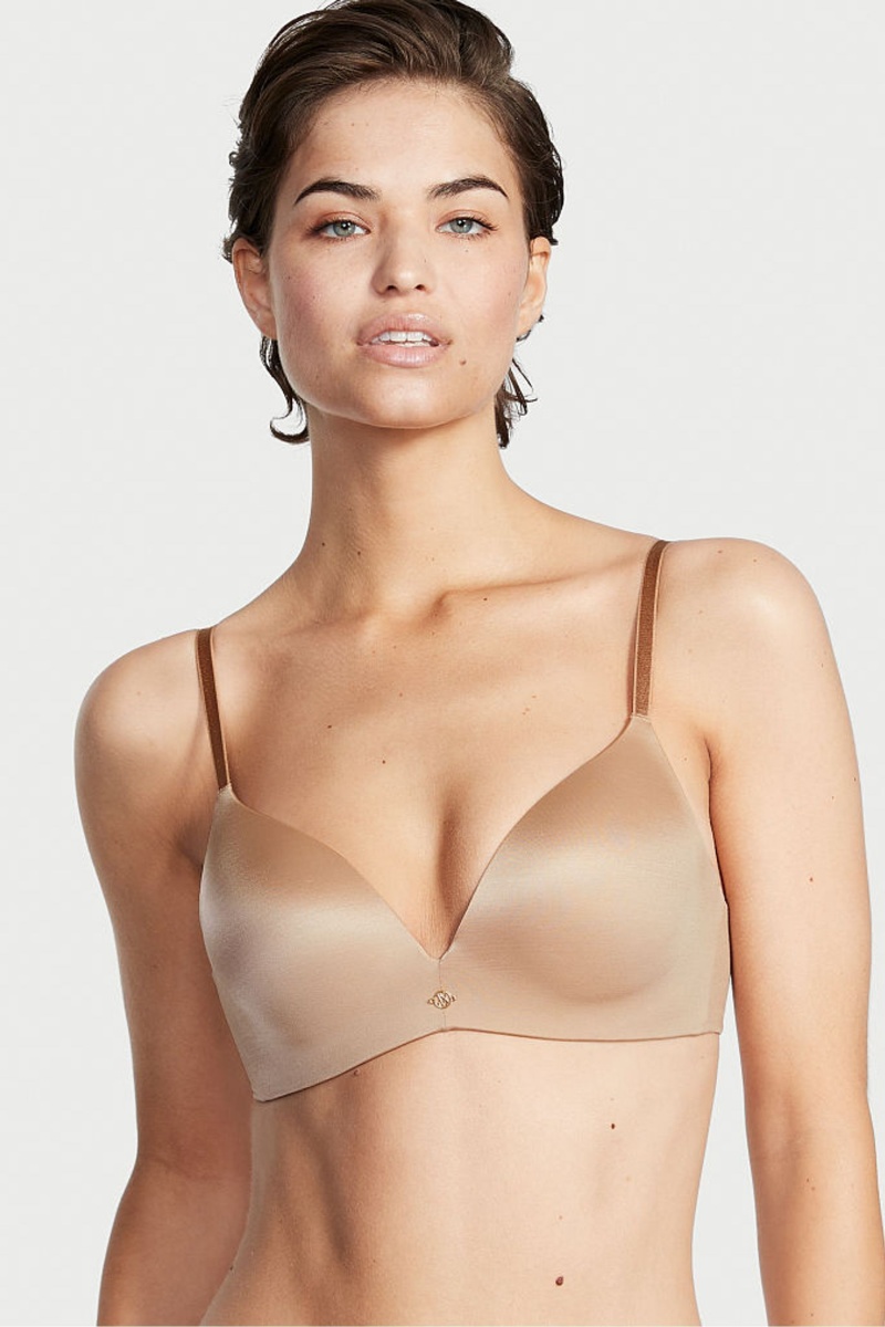 Victoria's Secret Very Sexy Smooth Non Wired Plunge Push Up Bra Noir | VUFI-02648