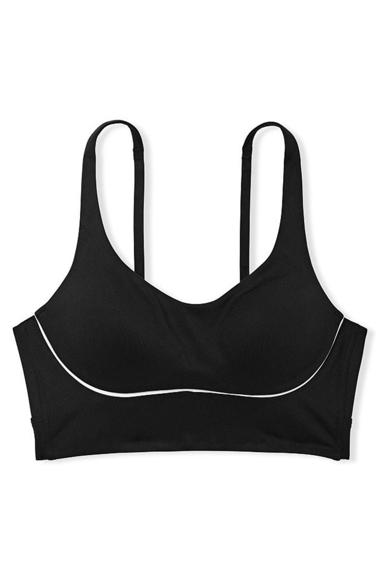 Victoria's Secret Victorias Secret Medium Impact Lanières Back Sports Bra Noir | WNUH-53016