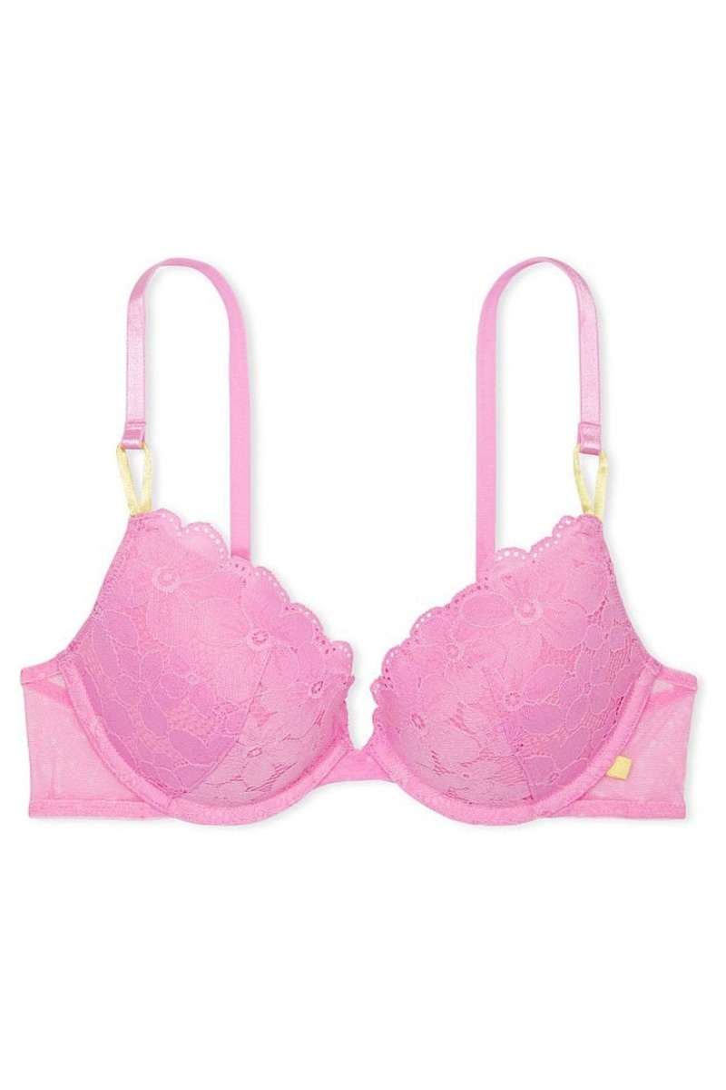 Victoria's Secret Victorias Secret Push Up Dentelle Bra Bleu | TKWB-98674