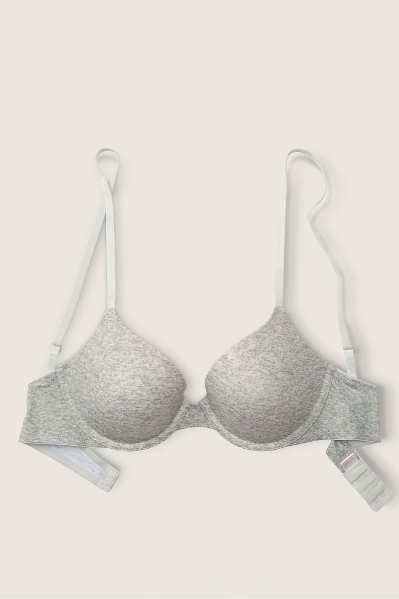 Victoria's Secret Wear Everywhere Smooth Lightly Doublée T-Shirt Bra Grise | ZHVF-70482