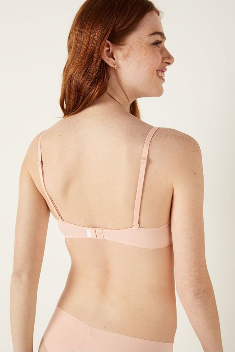 Victoria's Secret Wear Everywhere Smooth Multiway Strapless Push Up Bra Delicate Violet Logo | NYJA-15702